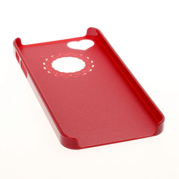 Engraving Flower Plastic Protective Case for iPhone 5 & 5s & SE