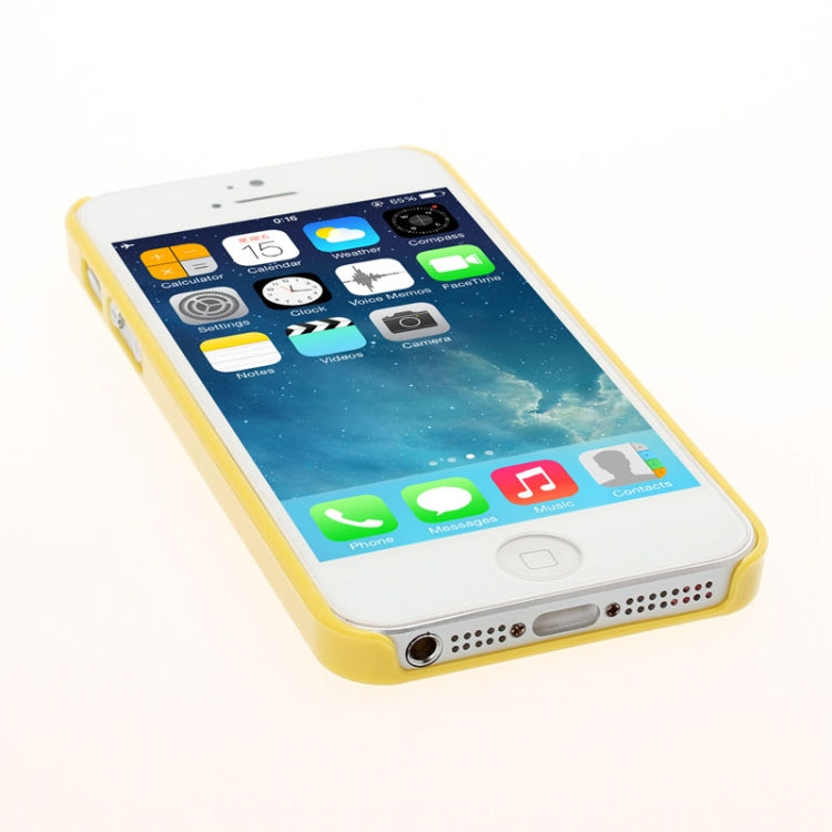 Engraving Flower Plastic Protective Case for iPhone 5 & 5s & SE