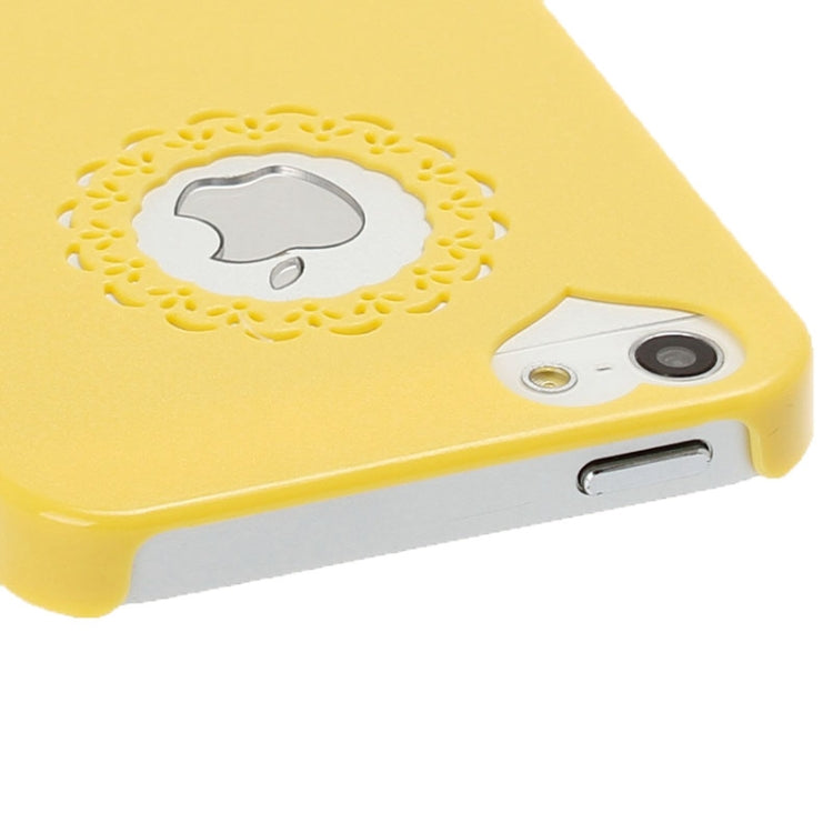 Engraving Flower Plastic Protective Case for iPhone 5 & 5s & SE