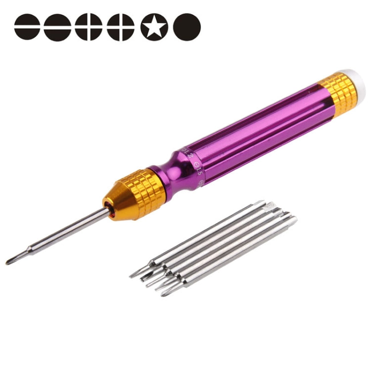 889, 6 in 1 Magnetic Precision Multi Function Electronic Tools Sets for Apple iPhone / Universal Other Mobile Phone