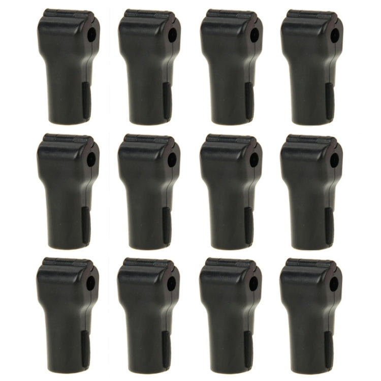 12 PCS 4.5mm Black ABS Display Hook / Security Lock Hook