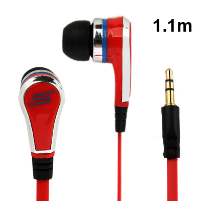 Street by 50 Professionally-tuned Ergonomic 3.5mm Plug Flat Wire Style In-Ear Wired Headphones for iPhone / iPad / iPod