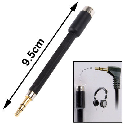 iCable Link Ultra-Flexible 3.5mm Headphone Jack Adapter for iPhone 5 / iPhone 4 & 4S / 3GS / 3G / iPad 4 / iPad mini 1 / 2 / 3 / New iPad / iPad 2 / iTouch, Length: 9.5cm
