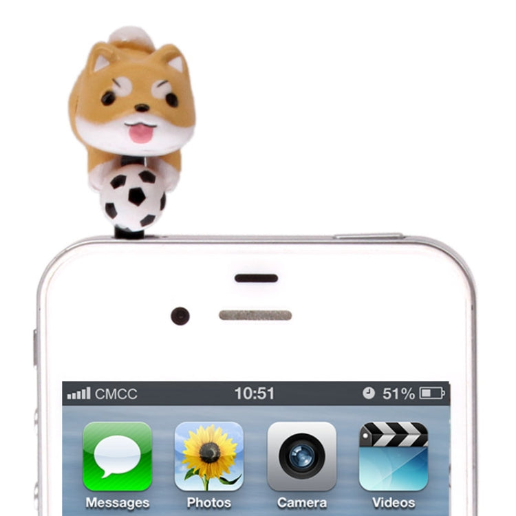 Cartoon Naughty Cat Style Earphone Anti-dust Plug for iPhone 5 & 5S / 5C / 4 & 4S / iPod / iPad