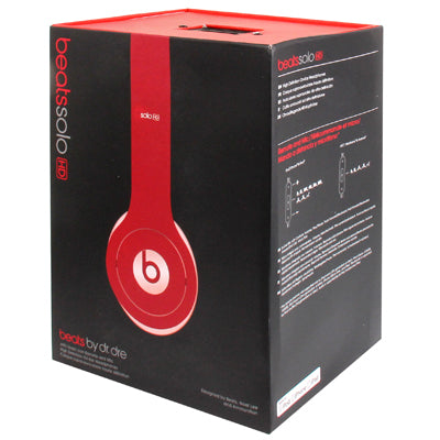 Beats by dr. dre Solo HD High Definition On-Ear Headphone with Line-control & Microphone(Red)