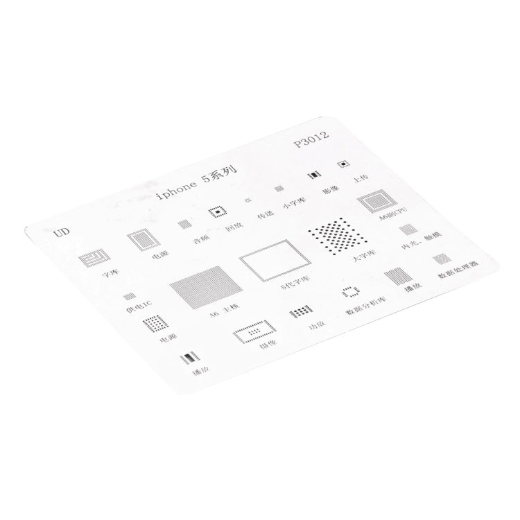 Mobile Phone Rework Repair BGA Reballing Stencils For iPhone 5