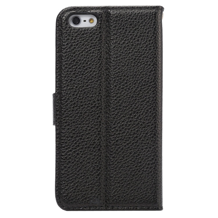 Litchi Texture Horizontal Flip Leather Case with Card Slots & Holder & Wallet & Photo Frame & Lanyard for iPhone 5 & 5s & SE & SE