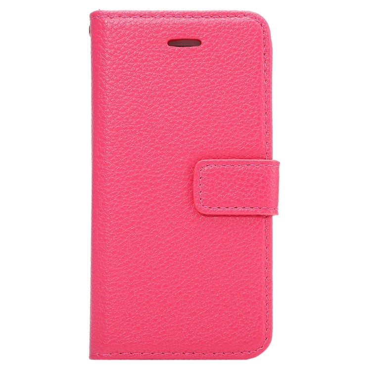 Litchi Texture Horizontal Flip Leather Case with Card Slots & Holder & Wallet & Photo Frame & Lanyard for iPhone 5 & 5s & SE & SE