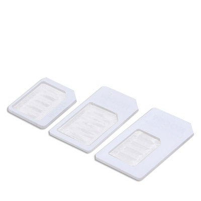 4 in 1 (Nano SIM to Micro SIM Card+ Micro SIM to Standard Card + Nano SIM to Standard Card + Sim Card Tray Holder Eject Pin Key Tool) Adapter Kit for iPhone 5 / iPhone 4 & 4S