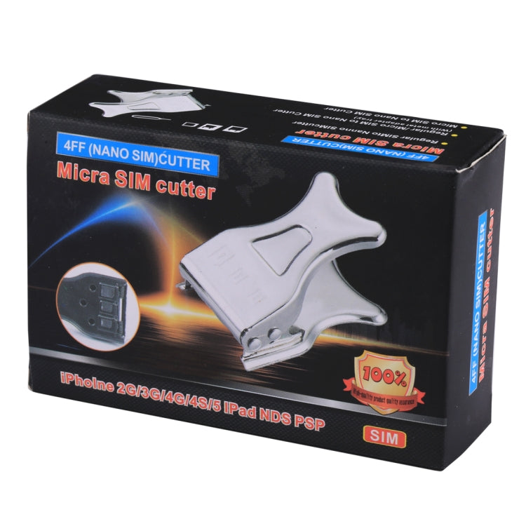 All in One Nano SIM Card & Micro SIM Card Cutter with SIM Card Tray / SIM Card Pin for iPhone 5 & 5C & 5S, iPhone 4 & 4S(Black)
