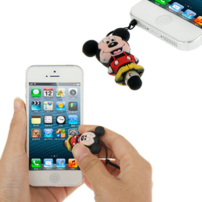 Mickey Molding Touch Screen Stylus Touch Pen + Ear Cap 3.5mm Plug Anti-dust for iPhone 5 / iPhone 4 & 4S / iPad mini 1 / 2 / 3 / New iPad (iPad 3) / iPad 2 / iPad / iPod touch / Android Tablet