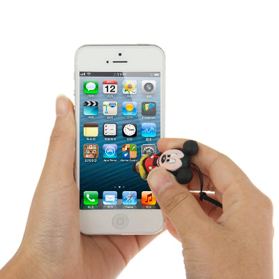 Mickey Molding Touch Screen Stylus Touch Pen + Ear Cap 3.5mm Plug Anti-dust for iPhone 5 / iPhone 4 & 4S / iPad mini 1 / 2 / 3 / New iPad (iPad 3) / iPad 2 / iPad / iPod touch / Android Tablet