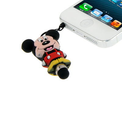 Mickey Molding Touch Screen Stylus Touch Pen + Ear Cap 3.5mm Plug Anti-dust for iPhone 5 / iPhone 4 & 4S / iPad mini 1 / 2 / 3 / New iPad (iPad 3) / iPad 2 / iPad / iPod touch / Android Tablet