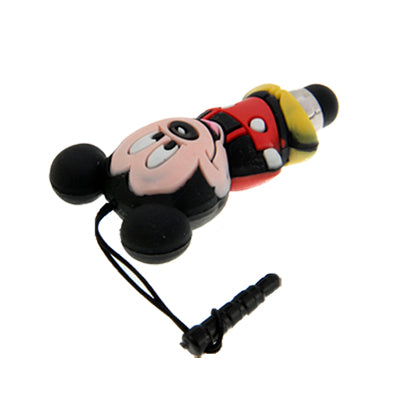 Mickey Molding Touch Screen Stylus Touch Pen + Ear Cap 3.5mm Plug Anti-dust for iPhone 5 / iPhone 4 & 4S / iPad mini 1 / 2 / 3 / New iPad (iPad 3) / iPad 2 / iPad / iPod touch / Android Tablet