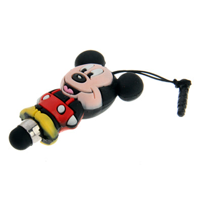 Mickey Molding Touch Screen Stylus Touch Pen + Ear Cap 3.5mm Plug Anti-dust for iPhone 5 / iPhone 4 & 4S / iPad mini 1 / 2 / 3 / New iPad (iPad 3) / iPad 2 / iPad / iPod touch / Android Tablet