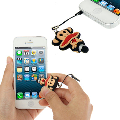Paul Frank Molding Touch Screen Stylus Touch Pen + Ear Cap 3.5mm Plug Anti-dust for iPhone 5 / iPhone 4 & 4S / iPad mini 1 / 2 / 3 / New iPad (iPad 3) / iPad 2 / iPad / iPod touch / Android Tablet