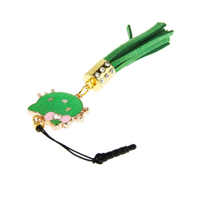 Hello Kitty Series with Diamond PU Chionanthus Petusus Style Ear Cap 3.5mm Plug Anti-dust