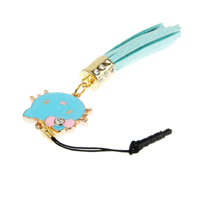 Hello Kitty Series with Diamond PU Chionanthus Petusus Style Ear Cap 3.5mm Plug Anti-dust