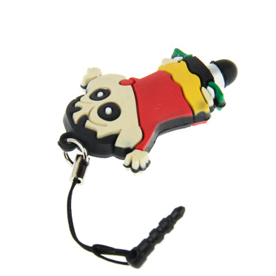 Crayon Shin-chan Molding Touch Screen Stylus Touch Pen + Ear Cap 3.5mm Plug Anti-dust, For iPhone 5 / iPhone 4 & 4S / iPad mini 1 / 2 / 3 / New iPad (iPad 3) / iPad 2 / iPad / iPod touch / Android Tablet
