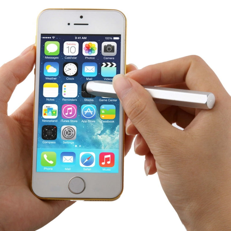 10cm Metal Material Capacitive Touch Screen Stylus / Touch Pen, For iPad, iPad mini, iPhone 6 / 6 Plus, 5 / 5S / 5C, 4 & 4S