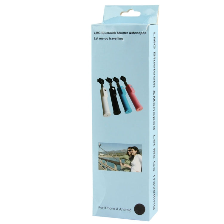 Portable Bluetooth Shutter and Monopod for iPhone 6 & 6 Plus / iPhone 5 & 5S & 5C, Max Length: 1.1m(Black)
