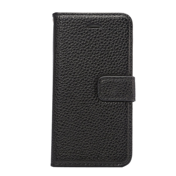 Litchi Texture Horizontal Flip Magnetic Snap Leather Case with Adjustable Holder & Card Slots & Photo Frame & Wallet & Lanyard for iPhone 5 & 5s & SE & SE