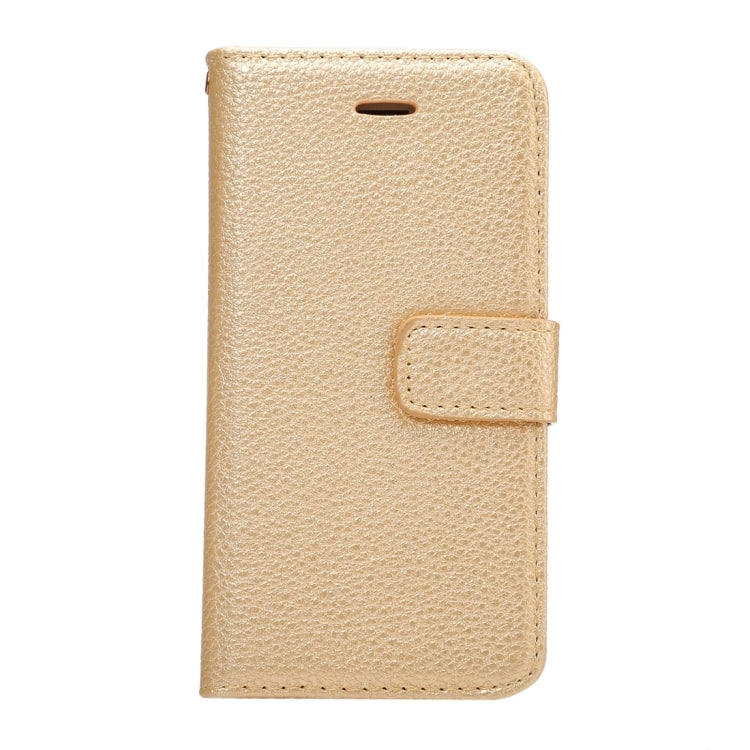 Litchi Texture Horizontal Flip Magnetic Snap Leather Case with Adjustable Holder & Card Slots & Photo Frame & Wallet & Lanyard for iPhone 5 & 5s & SE & SE