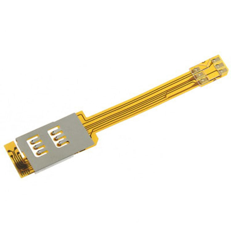 2 in 1 Dual SIM Card Multi-SIM Card for iPhone 5 & 5S & 5C & 6 & 6 Plus & 7 & 7 Plus & 8 & 8 Plus(Black)