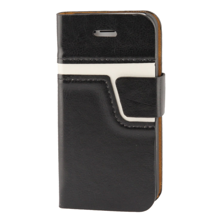 2-color Fine Sheepskin Texture Flip  Leather Case with Credit Card Slots & Holder for iPhone 5 & 5s & SE & SE