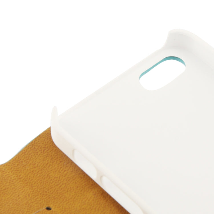 2-color Fine Sheepskin Texture Flip  Leather Case with Credit Card Slots & Holder for iPhone 5 & 5s & SE & SE