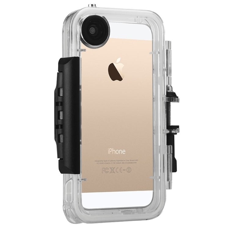 Protective Shell Waterproof Case Cover Sports Accessories Mounting Kit for iPhone 5 & 5s & SE, Waterproof Depth: 10m