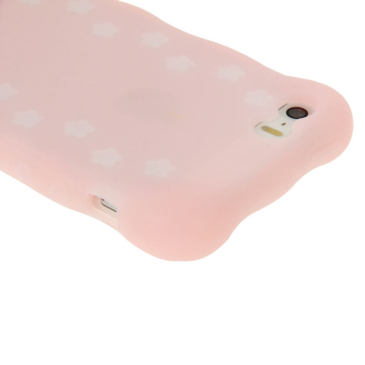 Flowers Pattern Luminous Silicone Case for iPhone 5 & 5s & SE & SE