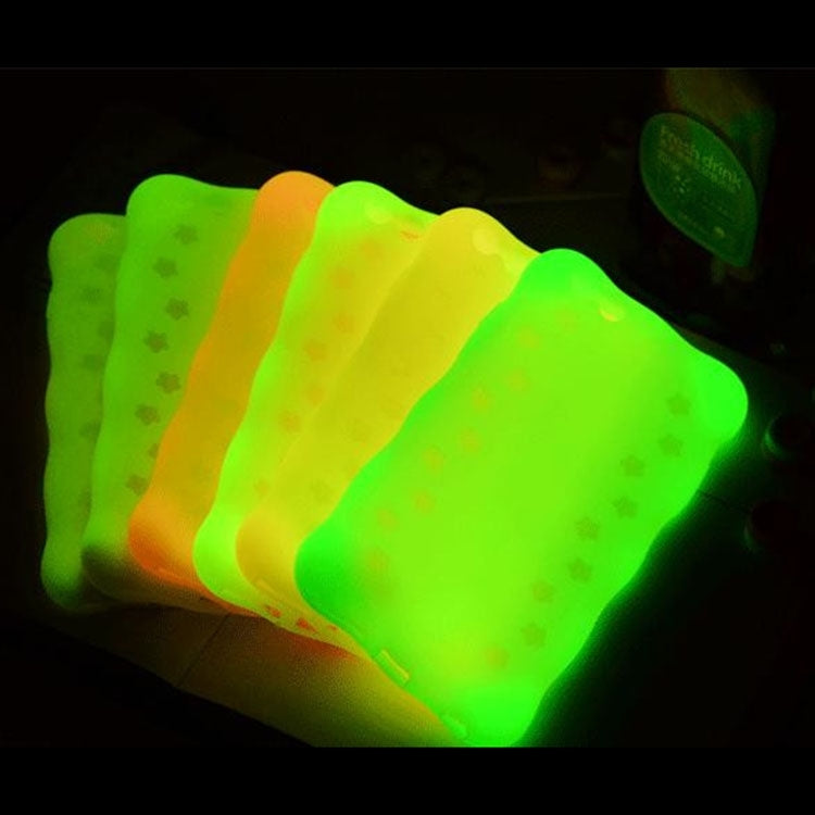 Flowers Pattern Luminous Silicone Case for iPhone 5 & 5s & SE & SE