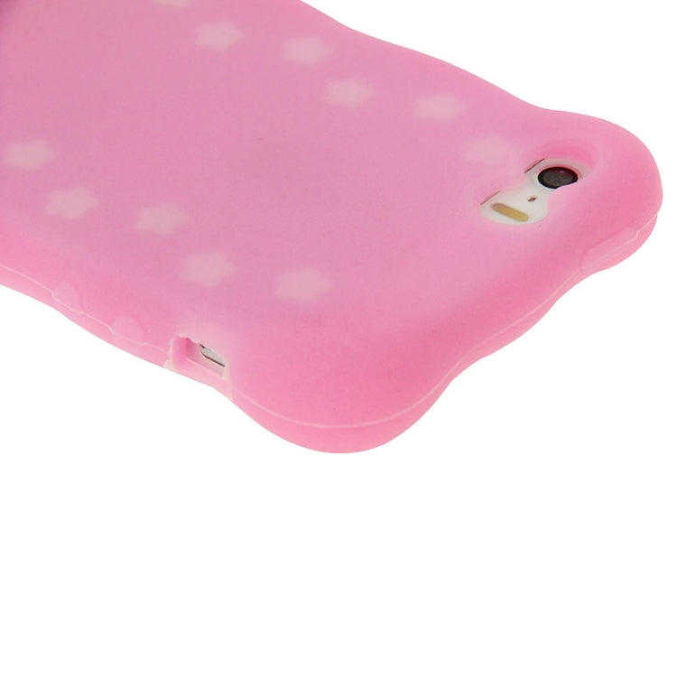 Flowers Pattern Luminous Silicone Case for iPhone 5 & 5s & SE & SE