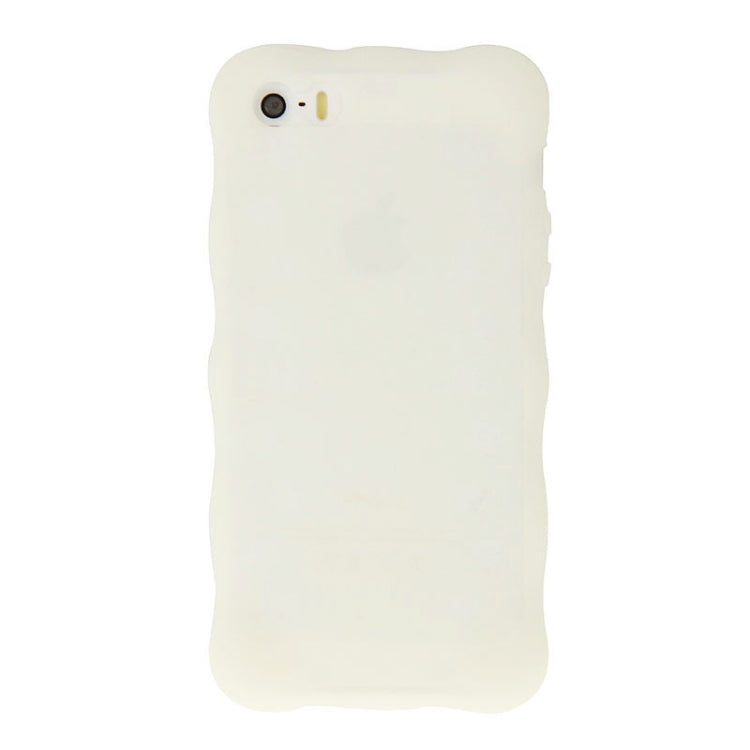 Flowers Pattern Luminous Silicone Case for iPhone 5 & 5s & SE & SE