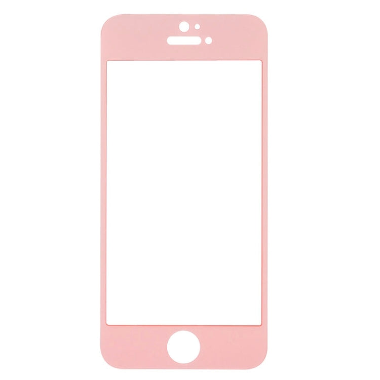 0.3mm Silk-screen Explosion-proof Full Screen Tempered Glass Film for iPhone 5 & 5C & 5S
