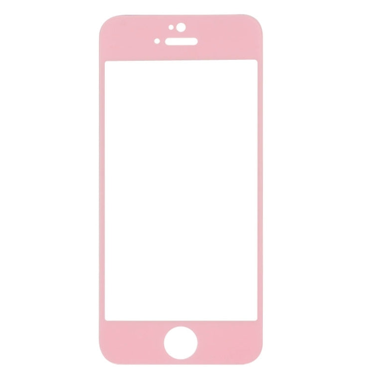 0.3mm Silk-screen Explosion-proof Full Screen Tempered Glass Film for iPhone 5 & 5C & 5S