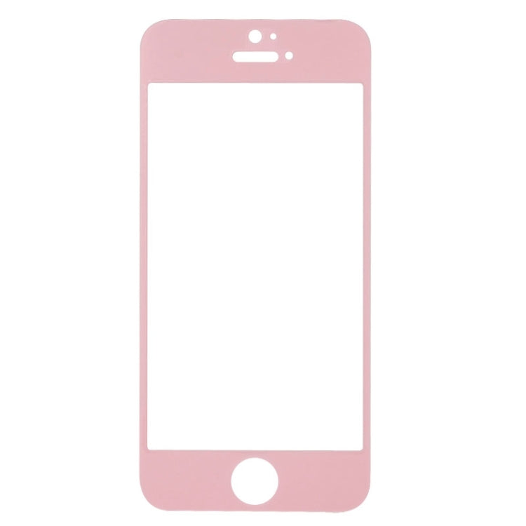 0.3mm Silk-screen Explosion-proof Full Screen Tempered Glass Film for iPhone 5 & 5C & 5S