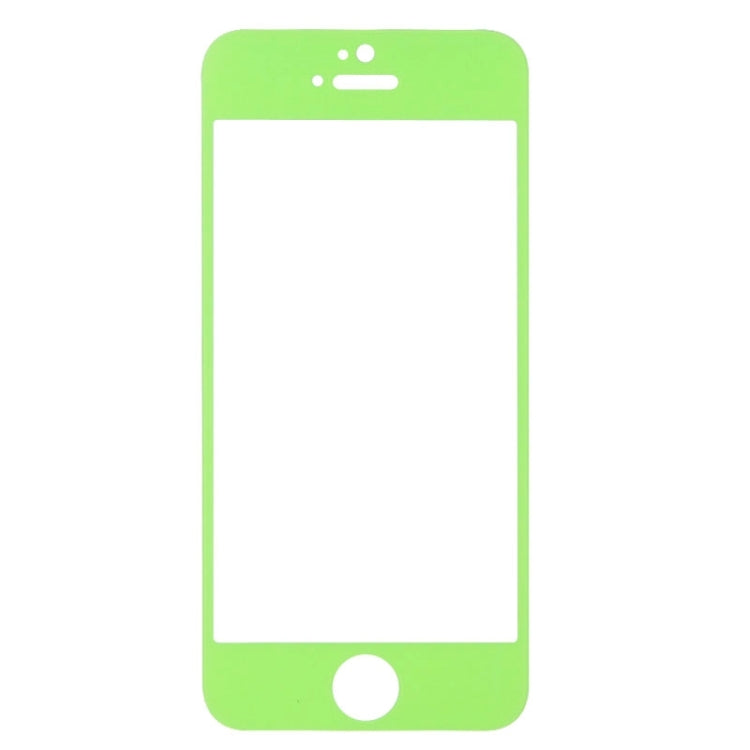 0.3mm Silk-screen Explosion-proof Full Screen Tempered Glass Film for iPhone 5 & 5C & 5S