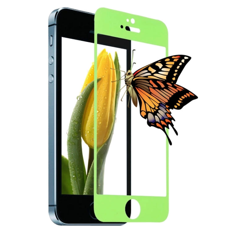 0.3mm Silk-screen Explosion-proof Full Screen Tempered Glass Film for iPhone 5 & 5C & 5S