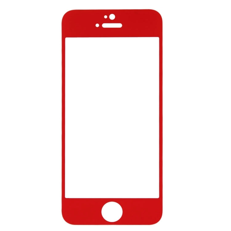 0.3mm Silk-screen Explosion-proof Full Screen Tempered Glass Film for iPhone 5 & 5C & 5S