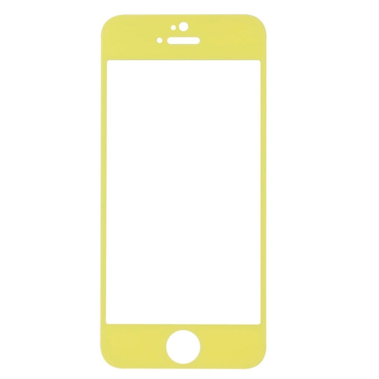 0.3mm Silk-screen Explosion-proof Full Screen Tempered Glass Film for iPhone 5 & 5C & 5S