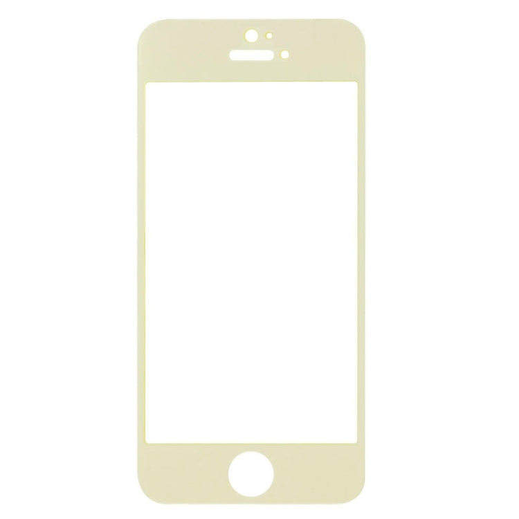 0.3mm Silk-screen Explosion-proof Full Screen Tempered Glass Film for iPhone 5 & 5C & 5S