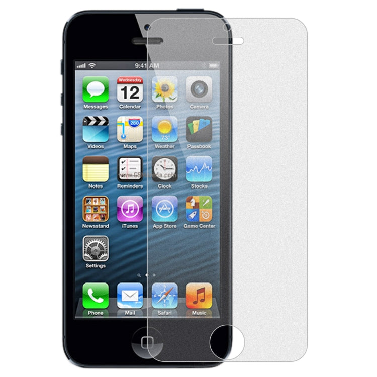 10 PCS Non-Full Matte Frosted Tempered Glass Film for iPhone 5 / 5S / 5C