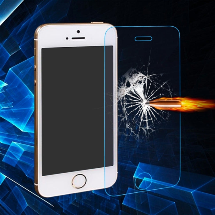 0.3mm / 2.5D Anti Blue-ray Explosion-proof Tempered Glass Film for iPhone 5S & 5C & 5