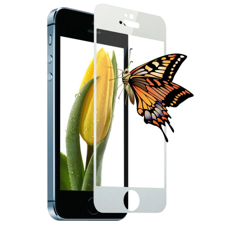 0.3mm Plating Explosion-proof Full Screen Tempered Glass Film for iPhone 5 & 5C & 5S