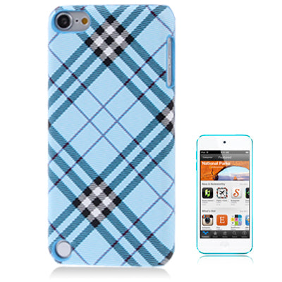 Grid Pattern Paste Skin Plastic Protection Shell for iPod touch 5 / 6