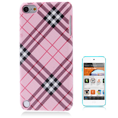 Grid Pattern Paste Skin Plastic Protection Shell for iPod touch 5 / 6