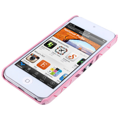 Grid Pattern Paste Skin Plastic Protection Shell for iPod touch 5 / 6