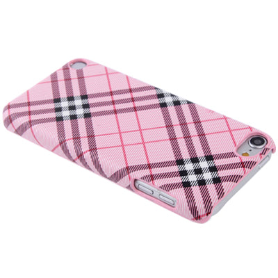Grid Pattern Paste Skin Plastic Protection Shell for iPod touch 5 / 6